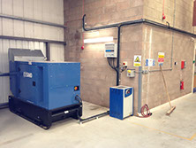 Image of a generator electrical installation for emergency services / RNLI by Enhanced Power Services Ltd