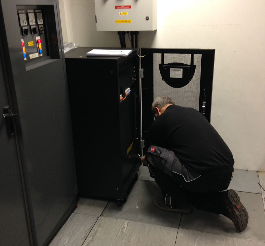 Electrical installation by Enhanced Power Services Ltd to power a new UPS install.